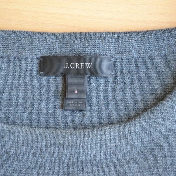 J Crew Gray Sweater with Pockets Size S - Picture 2 of 4
